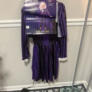 Rubie's Enchanting Purple and Black Striped Kids Costume